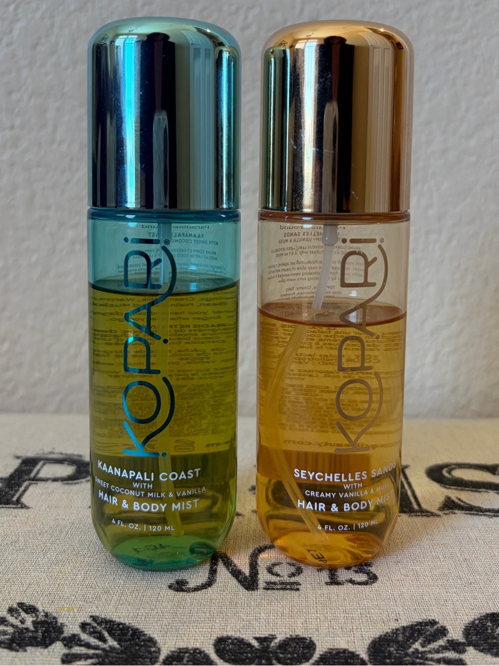 🏝️Kopari Hair & Body Mist Duo — Blue Kaanapali Coast & Gold Seychelles Sands
